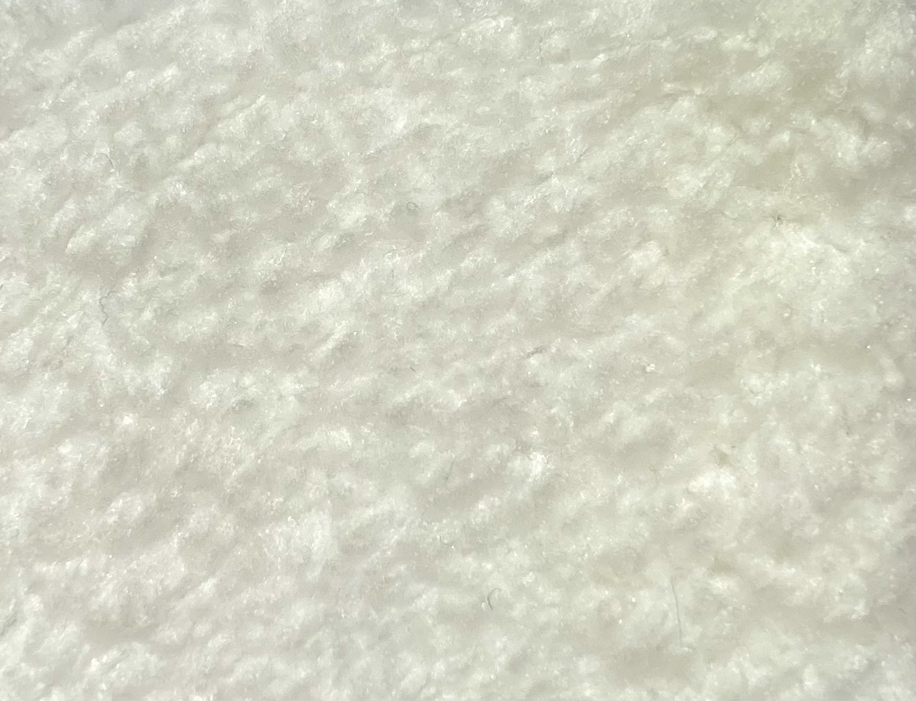 台湾のタオル、片面起毛、ホワイト