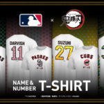 MLB×『鬼滅の刃』　アニメ『鬼滅の刃』とMLBのコラボTシャツ